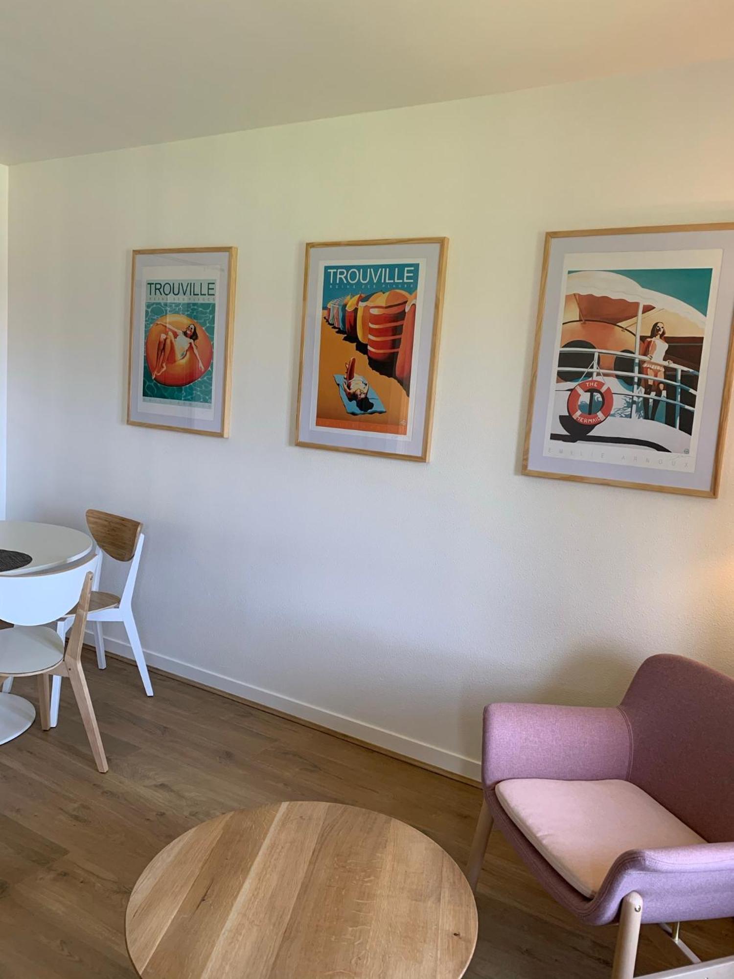 L'Appartement Vue Mer De La Villa Des Rosiers - Trouville Sur Mer Dış mekan fotoğraf